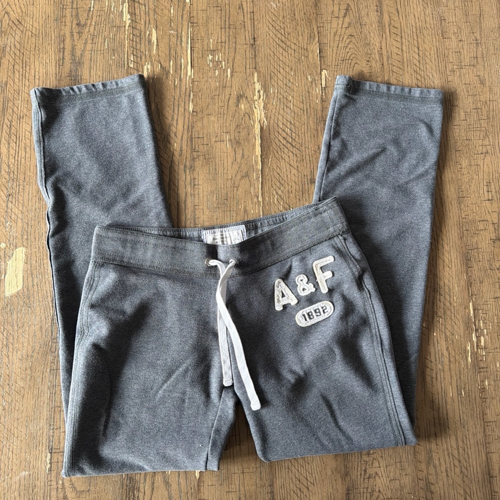 VTG Abercrombie & Fitch Women’s S Gray Jogger Pants Y2K